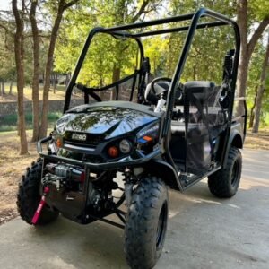 E-Z-GO S4 Express 4×4 Passenger Lifted – Black